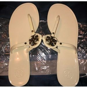 Tory Burch jelly thong Ivory sandals